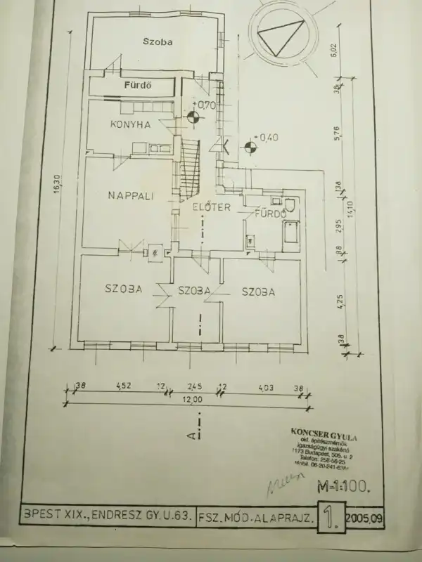 Eladó családi ház, Budapest, XIX. kerület 9 szoba 230 m² 115.9 M Ft