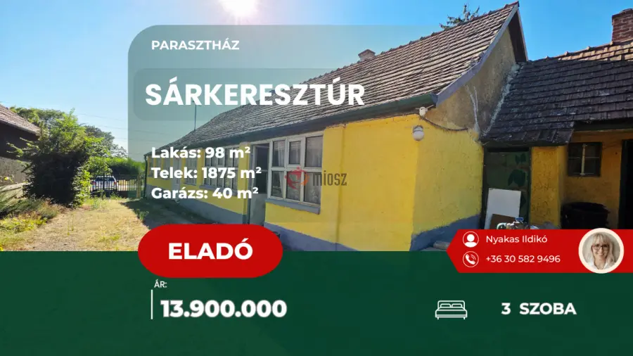 eladó családi ház, Sárkeresztúr