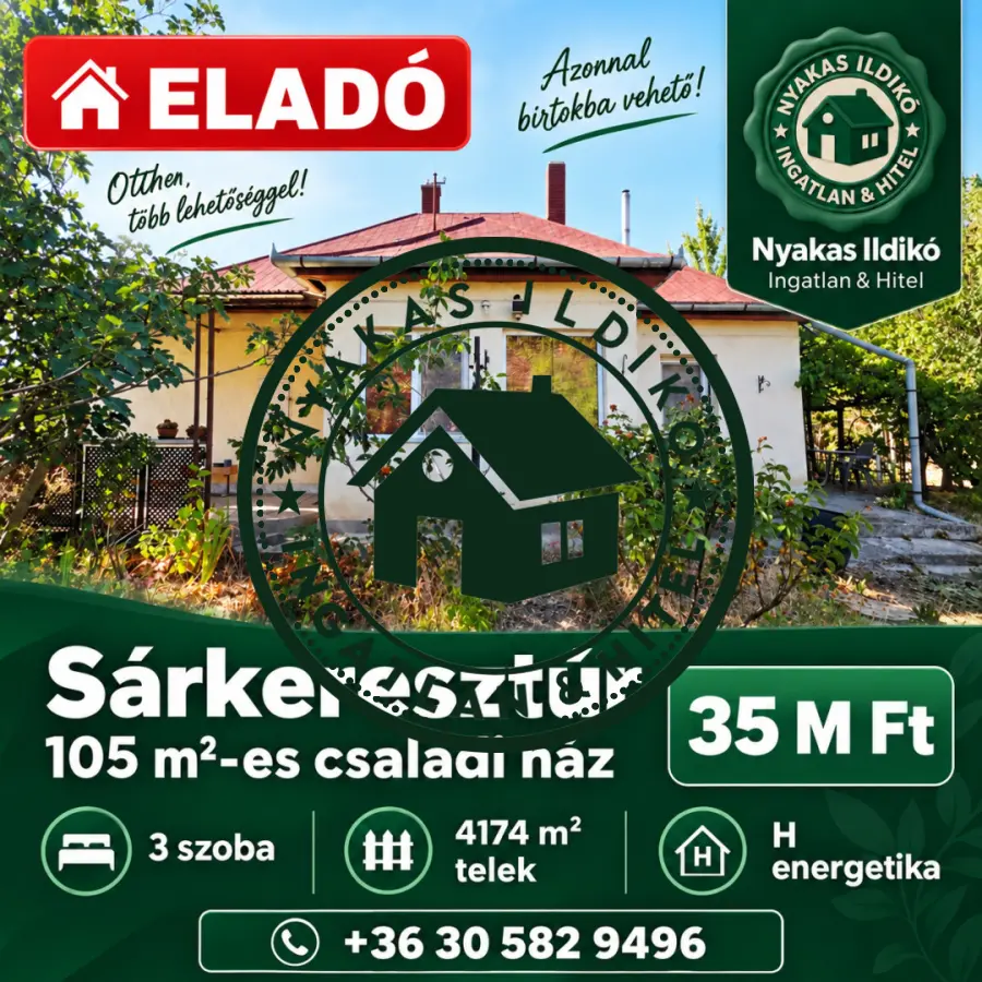eladó családi ház, Sárkeresztúr