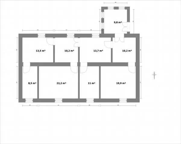 Eladó családi ház, Tornyiszentmiklós 4 szoba 119 m² 12.5 M Ft