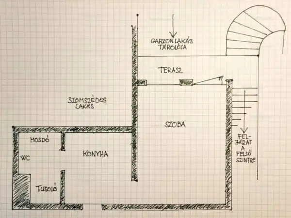 Eladó házrész, Érd 1 szoba 20 m² 22 M Ft
