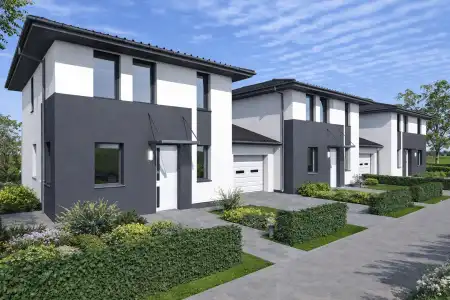 eladó ikerház, Taksony