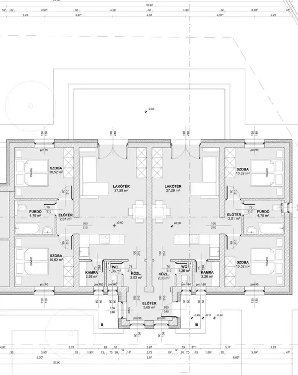 Eladó ikerház, Vác 6 szoba 135 m² 119.9 M Ft