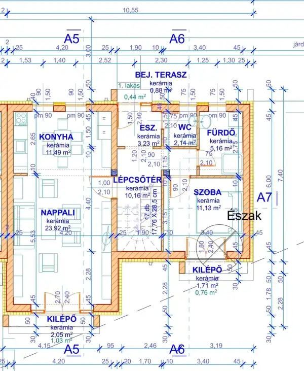 Eladó ikerház, Vác 5 szoba 126 m² 108.9 M Ft