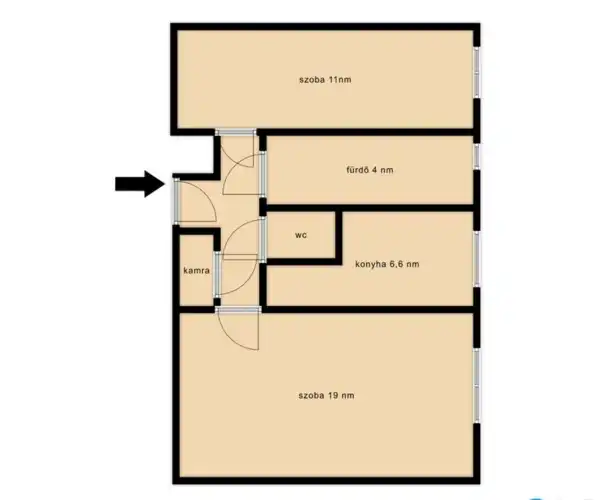 Eladó panellakás, Budapest, XIV. kerület 2 szoba 48 m² 67 M Ft