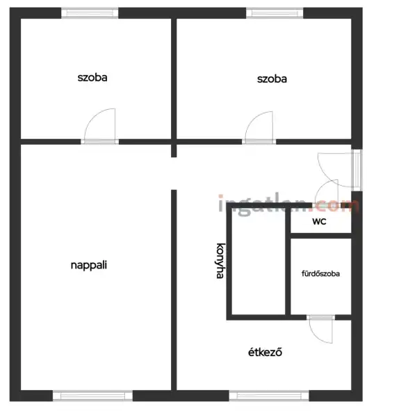 Eladó panellakás, Dunaújváros 1+2 szoba 52 m² 35 M Ft
