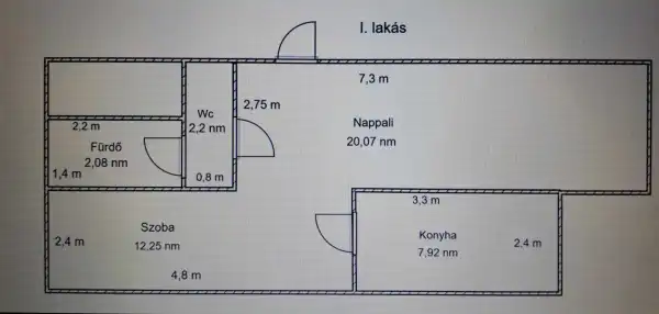 Eladó téglalakás, Albertirsa 2 szoba 44 m² 45.5 M Ft