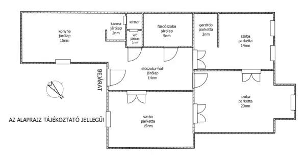 Eladó téglalakás, Budapest, VII. kerület 3 szoba 94 m² 109.9 M Ft