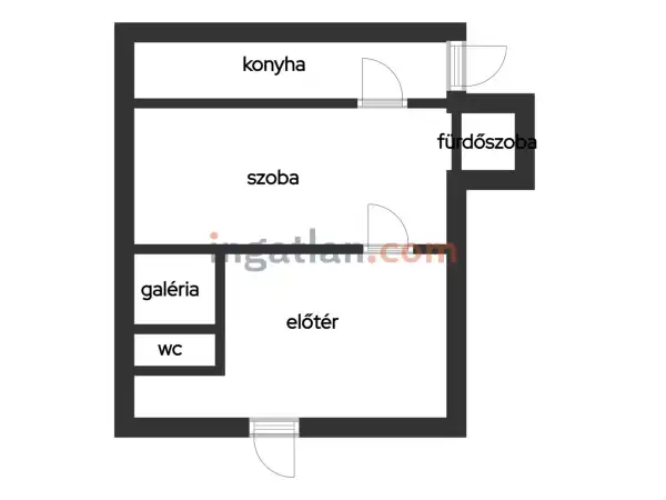 Eladó téglalakás, Budapest, VIII. kerület 2 szoba 55 m² 26 M Ft