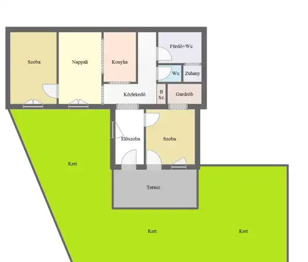 Eladó téglalakás, Budapest, XXII. kerület 3 szoba 58 m² 86.8 M Ft