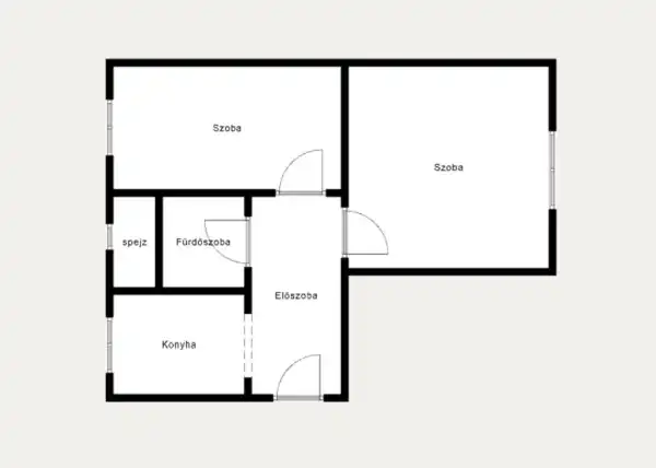 Eladó téglalakás, Oroszlány 2 szoba 50 m² 23 M Ft