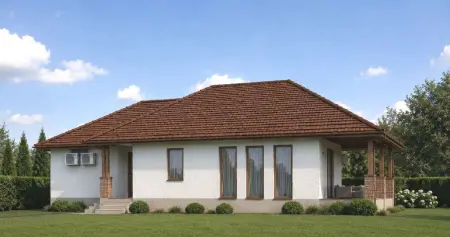 eladó új építésű családi ház, Erdőkertes