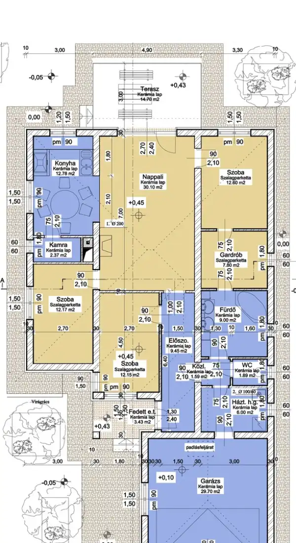 Eladó új építésű családi ház, Nyírtura 4 szoba 150 m² 96.9 M Ft