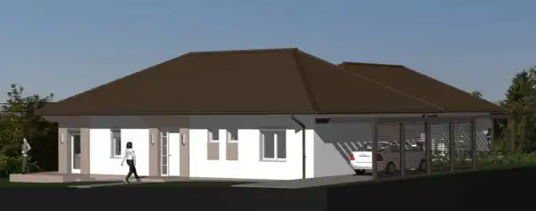Eladó új építésű ikerház, Csörög 4 szoba 97 m² 85.9 M Ft