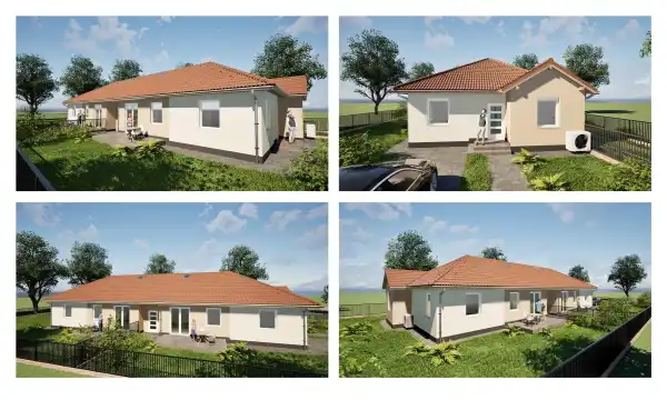 Eladó új építésű ikerház, Kiskunlacháza 4 szoba 82 m² 59.5 M Ft