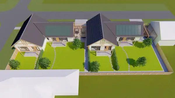 Eladó új építésű ikerház, Mindszent 2+1 szoba 51 m² 37.29 M Ft
