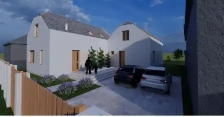 eladó új építésű ikerház, Tata