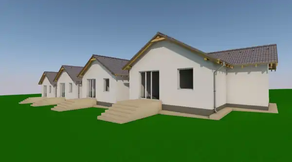 Eladó új építésű sorház, Kiskunlacháza 4 szoba 77 m² 44.9 M Ft