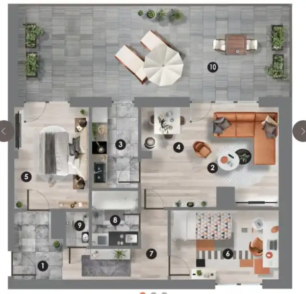 Eladó új építésű téglalakás, Budapest, XIII. kerület 3 szoba 65 m² 126.34 M Ft