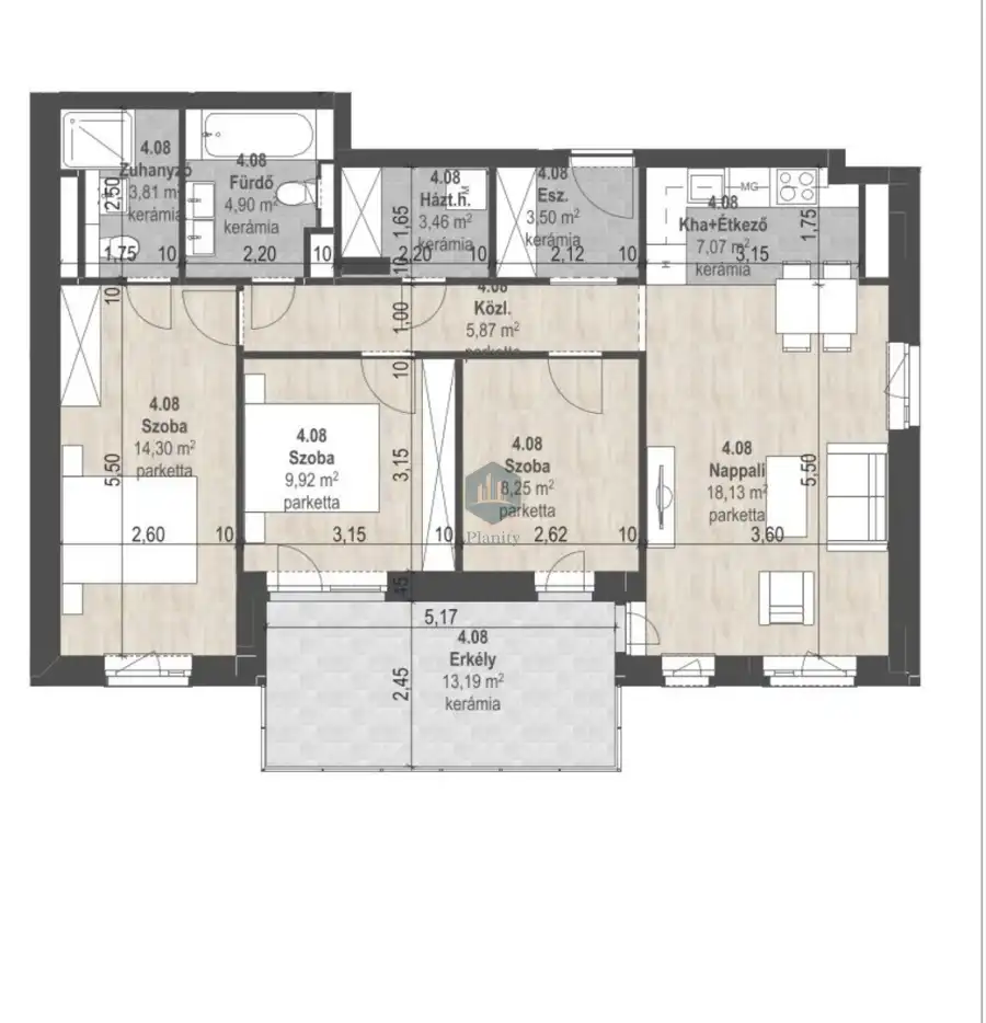 eladó új építésű téglalakás, Budapest, XIII. kerület