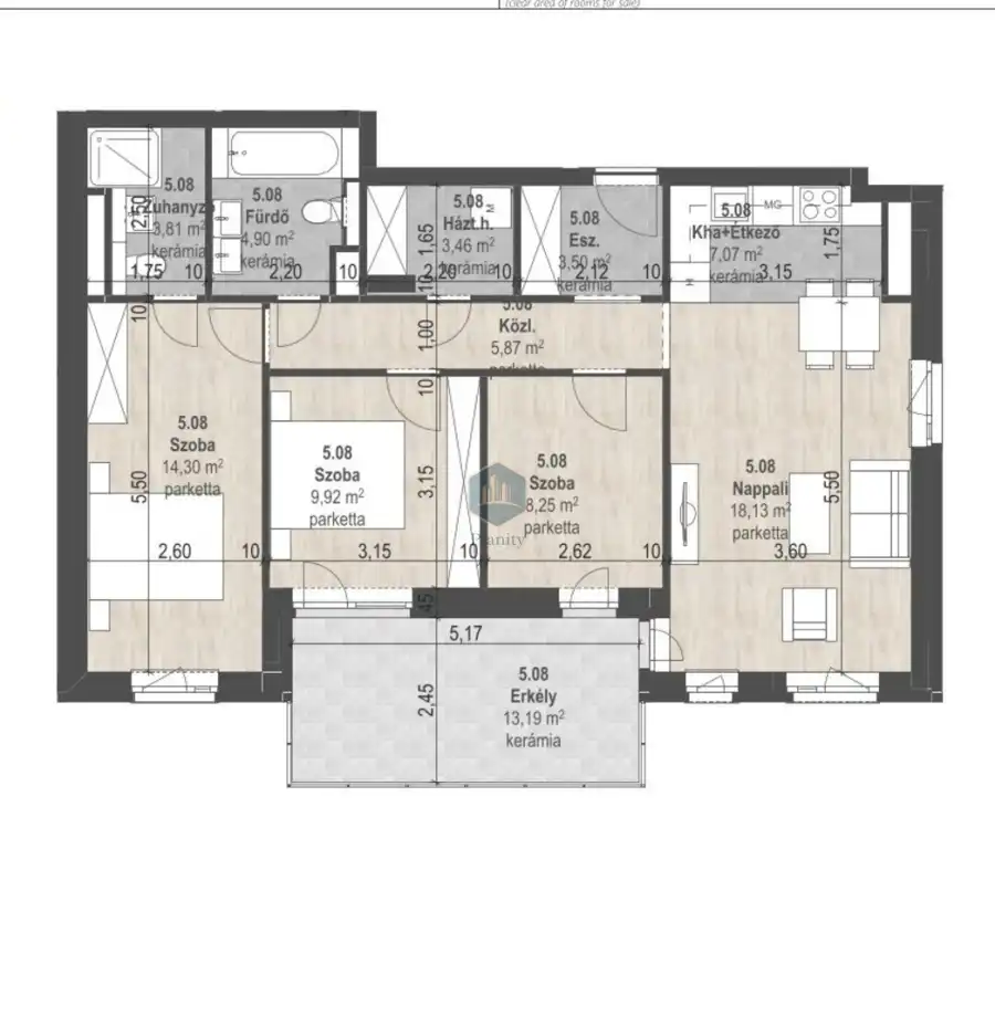 eladó új építésű téglalakás, Budapest, XIII. kerület