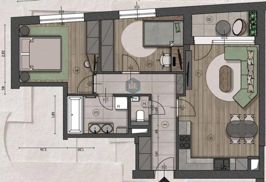 eladó új építésű téglalakás, Budapest, XIII. kerület