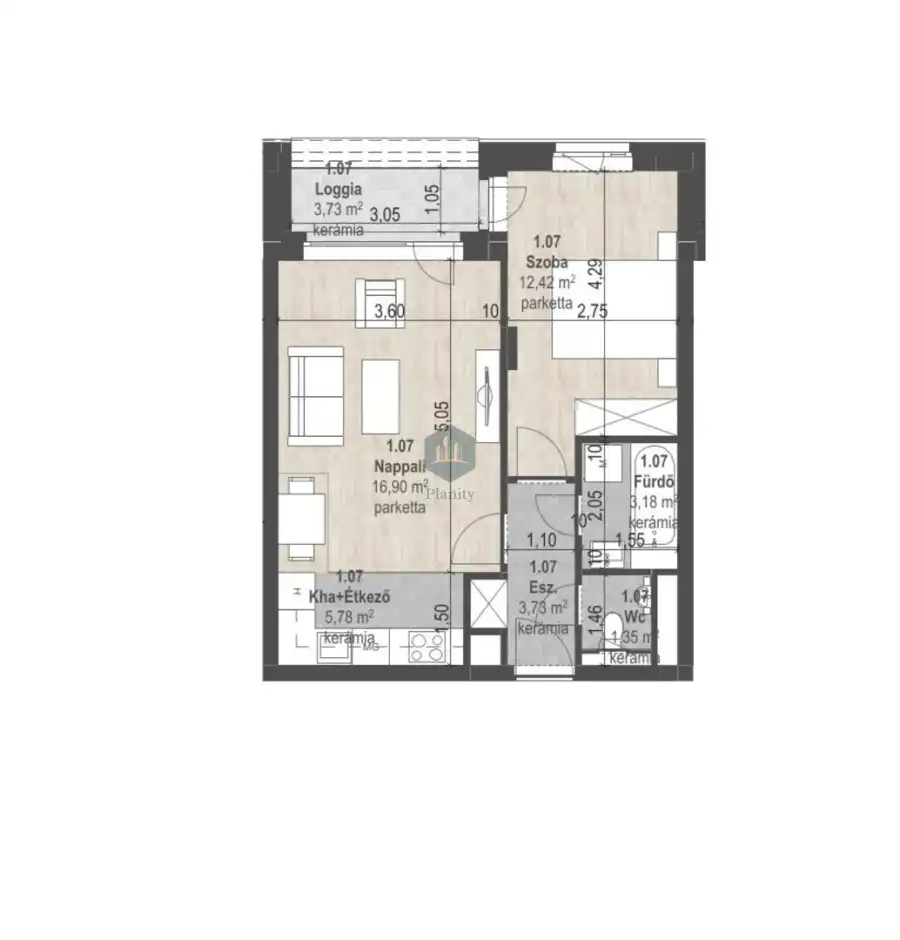 eladó új építésű téglalakás, Budapest, XIII. kerület