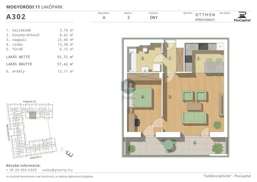 eladó új építésű téglalakás, Budapest, XIV. kerület