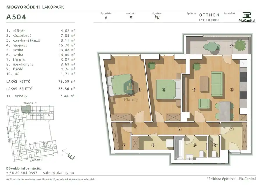 eladó új építésű téglalakás, Budapest, XIV. kerület