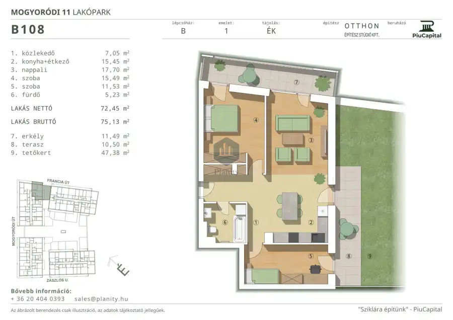 eladó új építésű téglalakás, Budapest, XIV. kerület