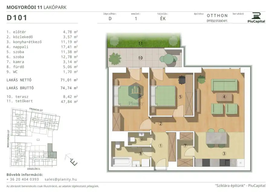 eladó új építésű téglalakás, Budapest, XIV. kerület