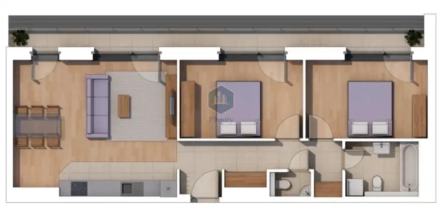 eladó új építésű téglalakás, Budapest, XIV. kerület