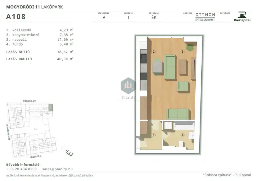 eladó új építésű téglalakás, Budapest, XIV. kerület