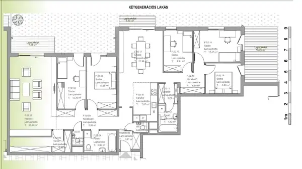 Eladó új építésű téglalakás, Érd 7 szoba 165 m² 230.76 M Ft