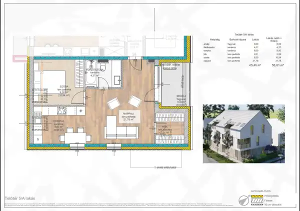 Eladó új építésű téglalakás, Hajdúszoboszló 2 szoba 55 m² 62 M Ft