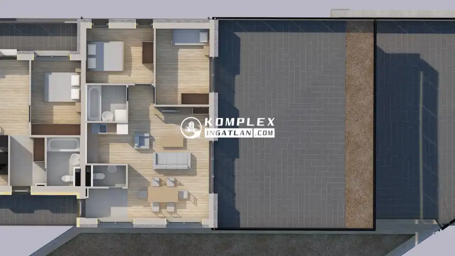 eladó új építésű téglalakás, Oroszlány