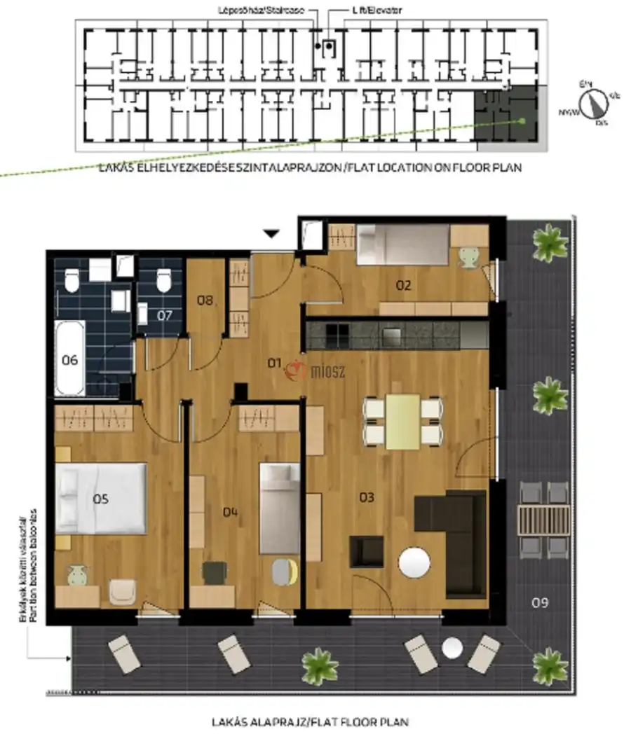 eladó új építésű téglalakás, Vác