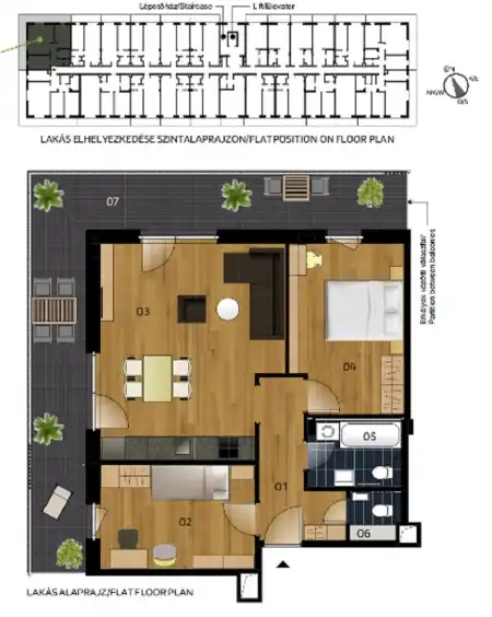 eladó új építésű téglalakás, Vác