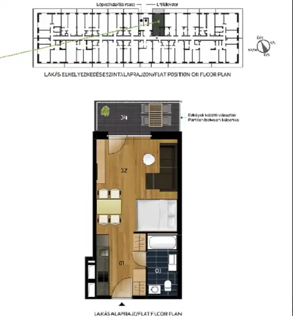 Eladó új építésű téglalakás, Vác 1 szoba 31 m² 47 M Ft
