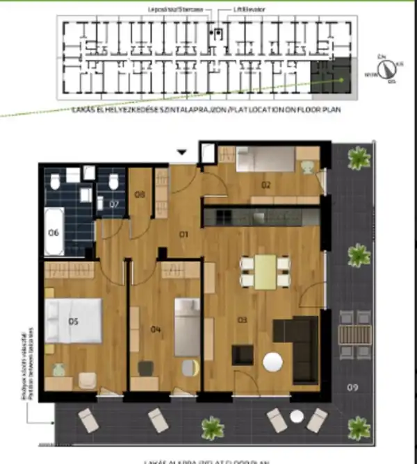 Eladó új építésű téglalakás, Vác 4 szoba 77 m² 99.9 M Ft