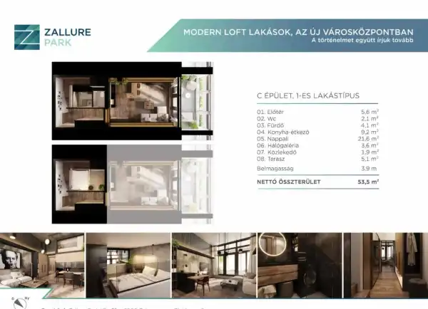 Eladó új építésű téglalakás, Zalaegerszeg 2+2 szoba 48 m² 31.5 M Ft