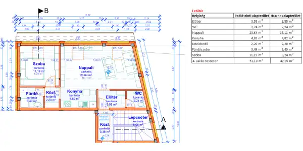 Eladó újépítésű téglalakás, Vác 2 szoba 51 m² 68.85 M Ft