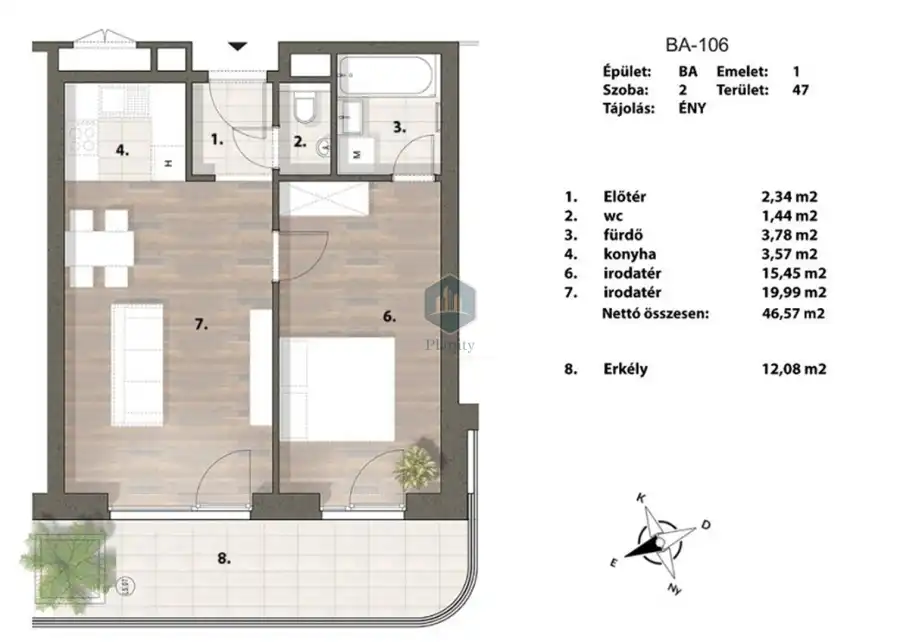 eladó újszerű téglalakás, Budapest, XIV. kerület